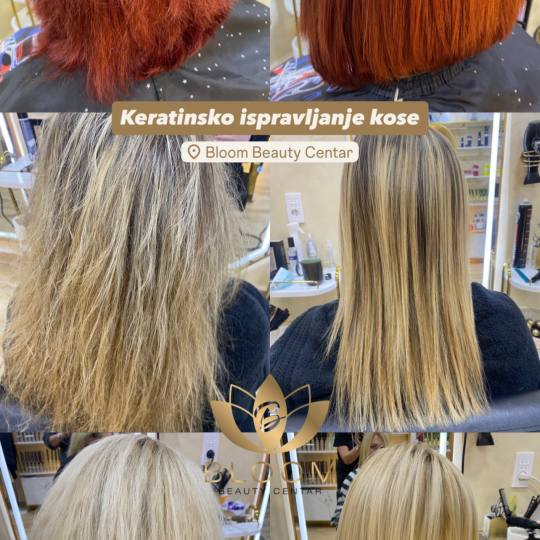 Bloom Beauty Centar #podgorica Keratinski tretmani Keratinski tretman za ispravljanje kose - duga ko
