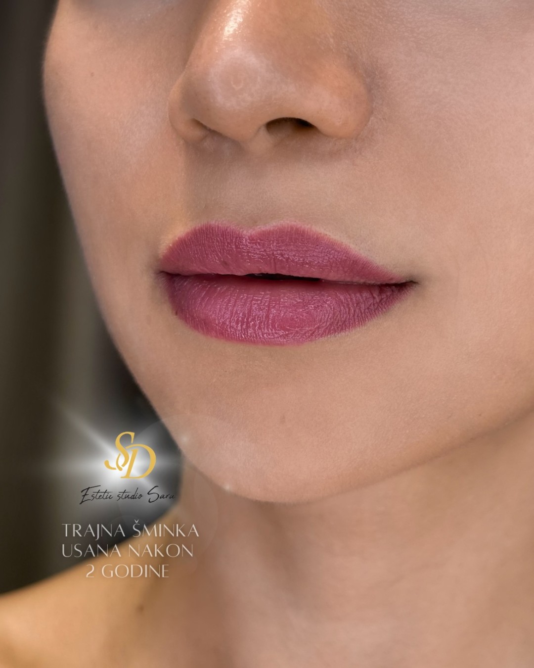 Akademija za estetiku i kozmetologiju Sara #podgorica Trajna šminka Osvježavanje trajne šminke usana