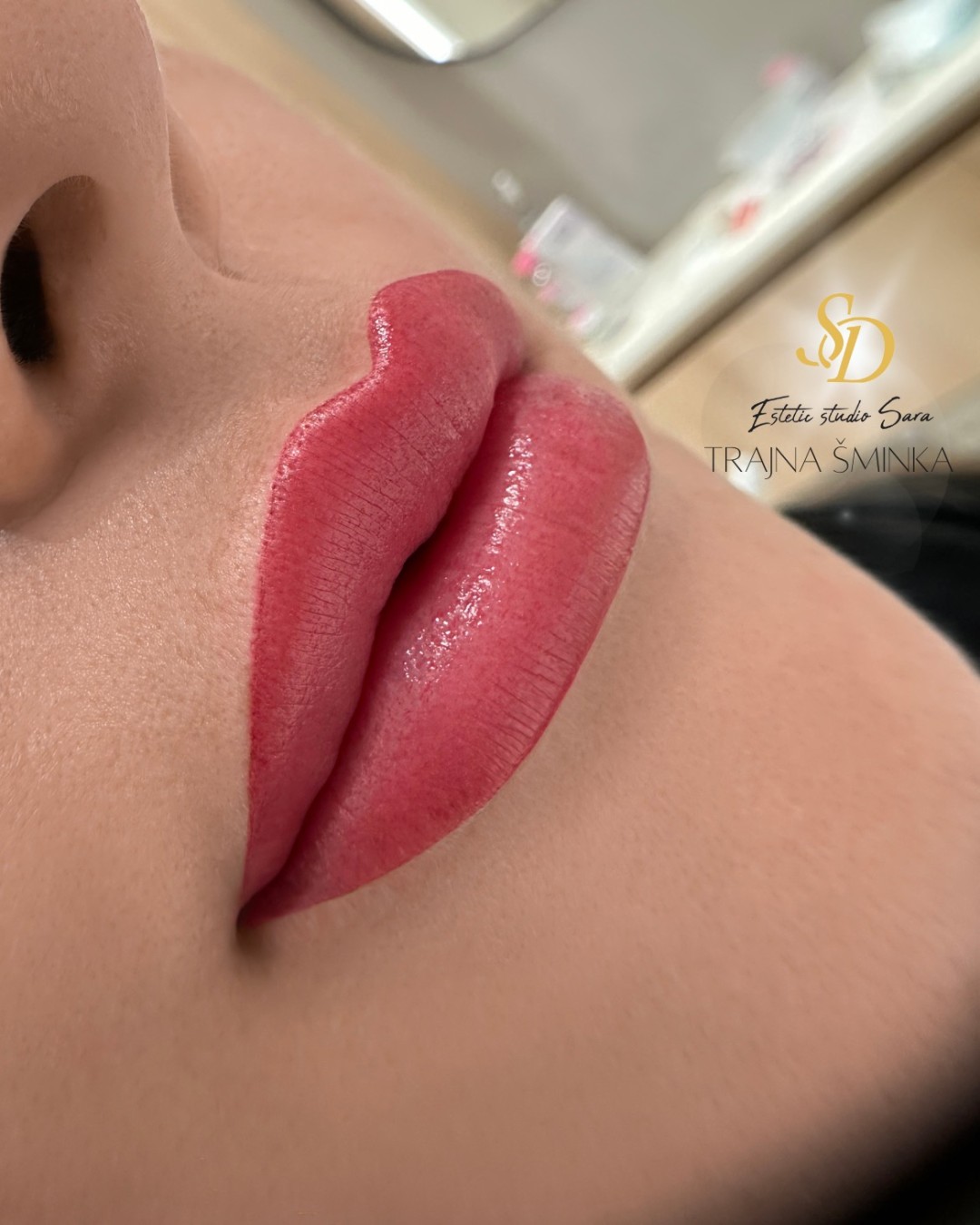 Akademija za estetiku i kozmetologiju Sara #podgorica Trajna šminka Trajna šminka - usne