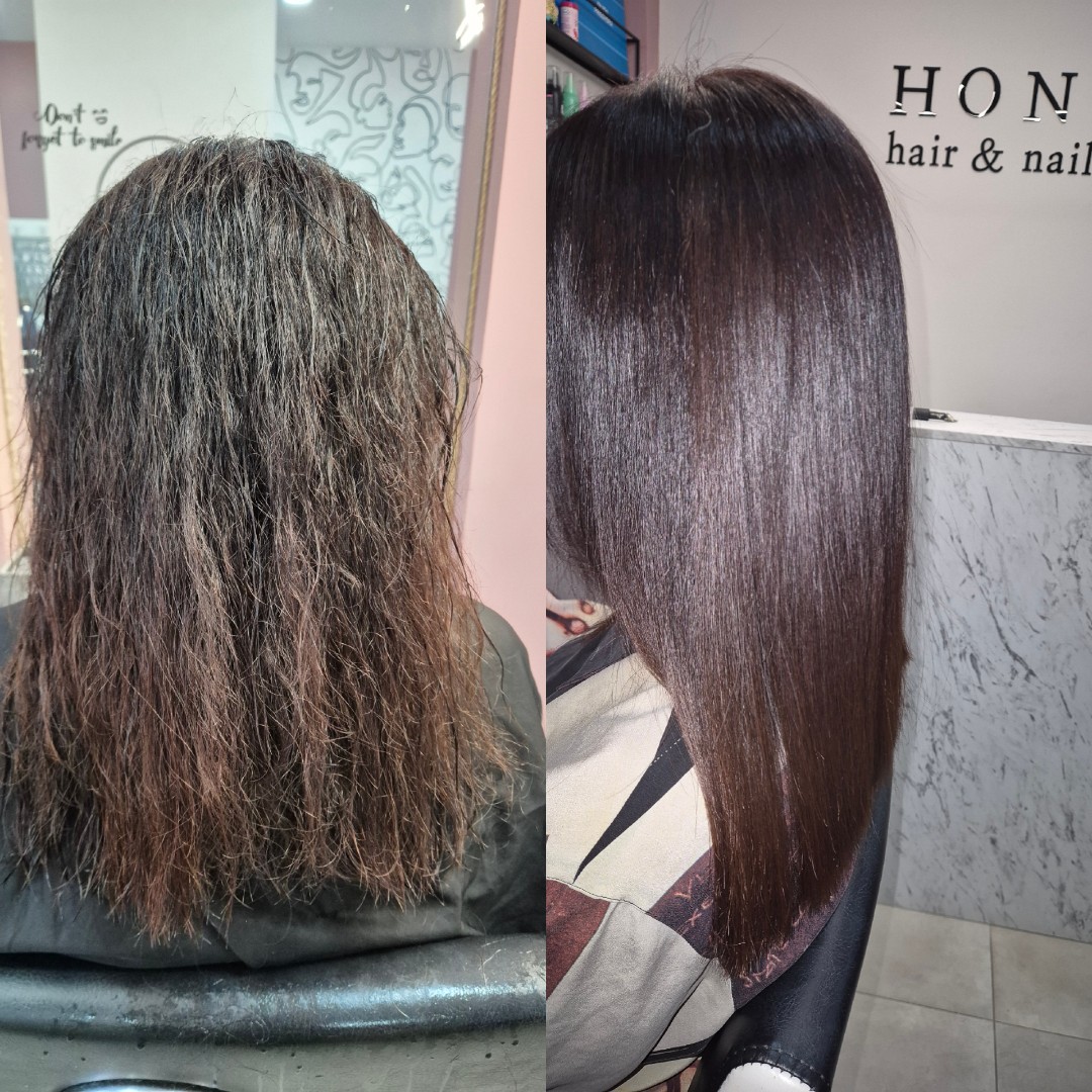 Honey #podgorica Ombre, sombre, balayage Richee Nano Botox srednja duzina