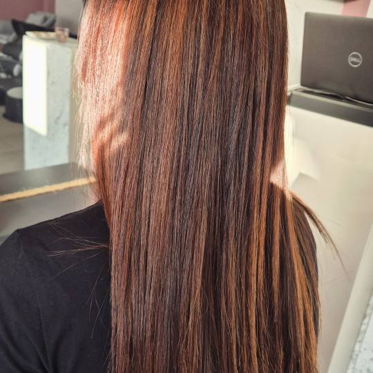Honey #podgorica Ombre, sombre, balayage Balayage + toniranje + feniranje - duga kosa Ombre, sombre,