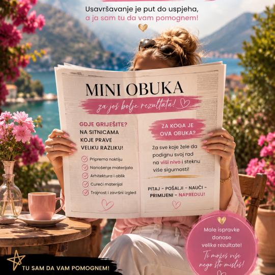 Dream Nails #podgorica Mini obuka , usavrsavanje vasih radova do najljepsih 🥰
