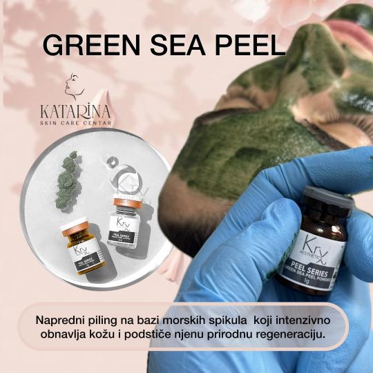 Katarina skin care centar #podgorica Tretman lica Green Sea peel Krx