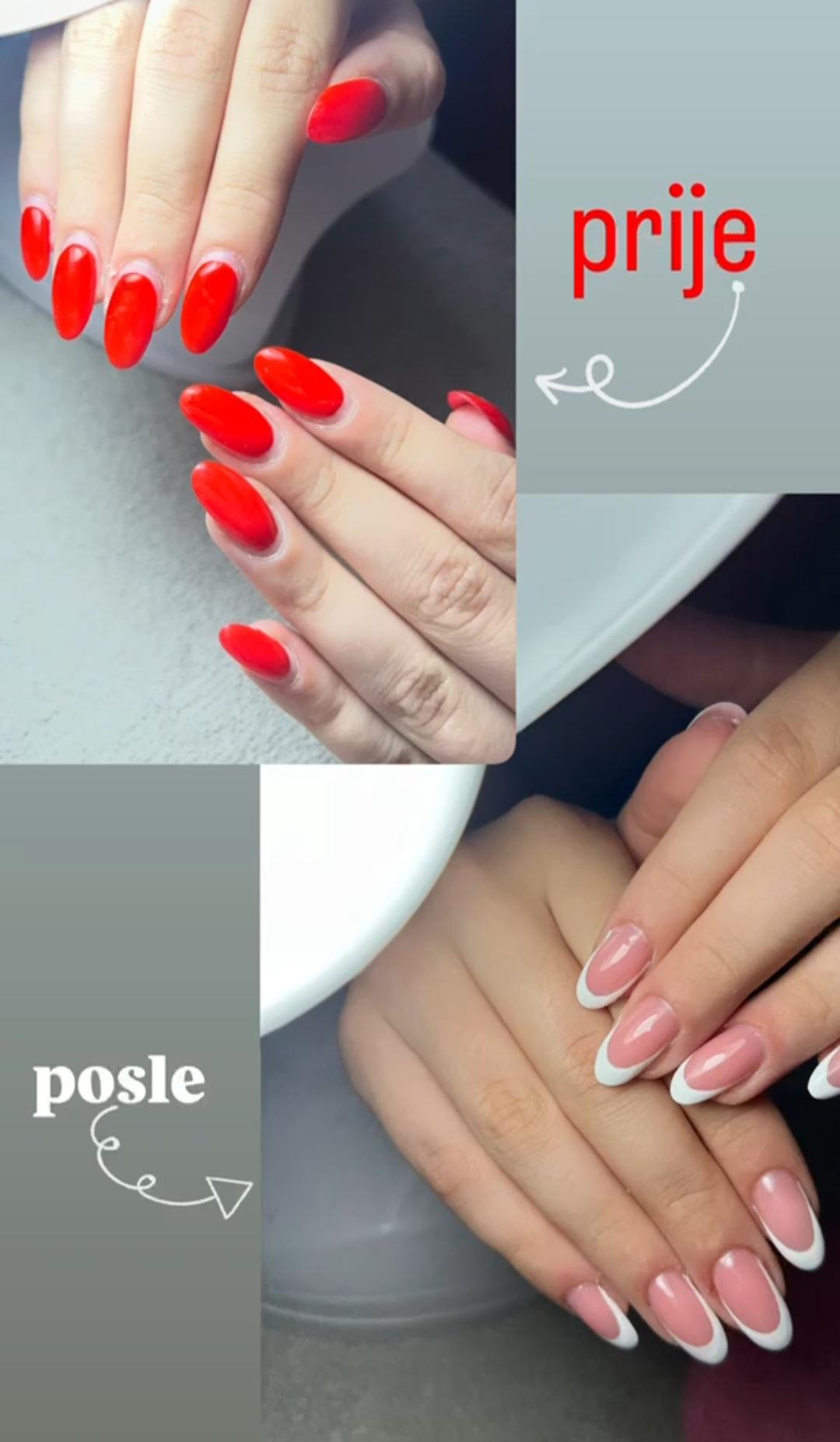 Ojačavanje prirodnih noktiju gelom - Dream Nails, Podgorica Ojačavanje noktiju Nokti Ojačavanje noktiju, Podgorica, Centar