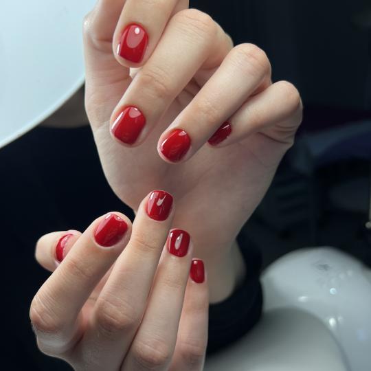 Masha Beauty studio #bar Ojačavanje noktiju Trajni lak / rubber baza - ruke Nokti