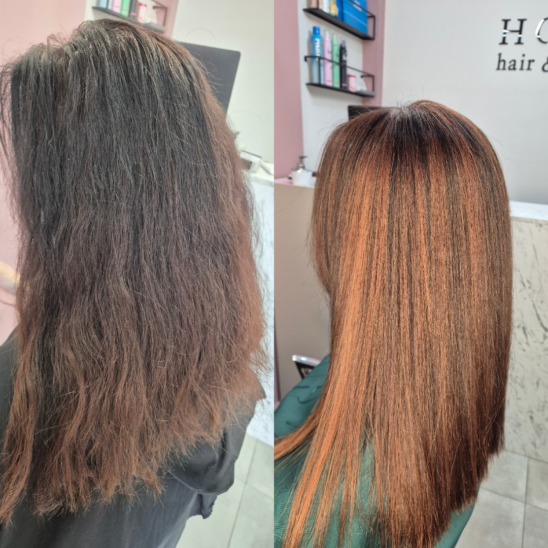 Honey #podgorica Ombre, sombre, balayage Pramenovi + toniranje + feniranje - duga kosa