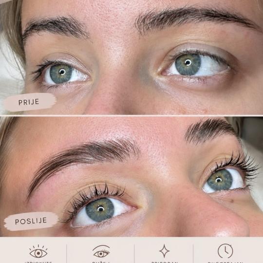 Bloom Beauty Centar #podgorica Lash lift Lash lift + brow lift