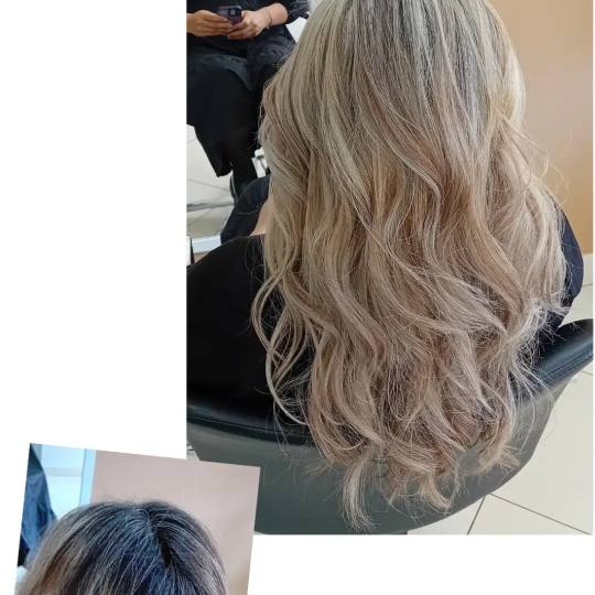 Moj mali salon #podgorica Pramenovi Pramenovi- duga kosa Posle 5 mjeseci obnova pramenova.Bijeli pra