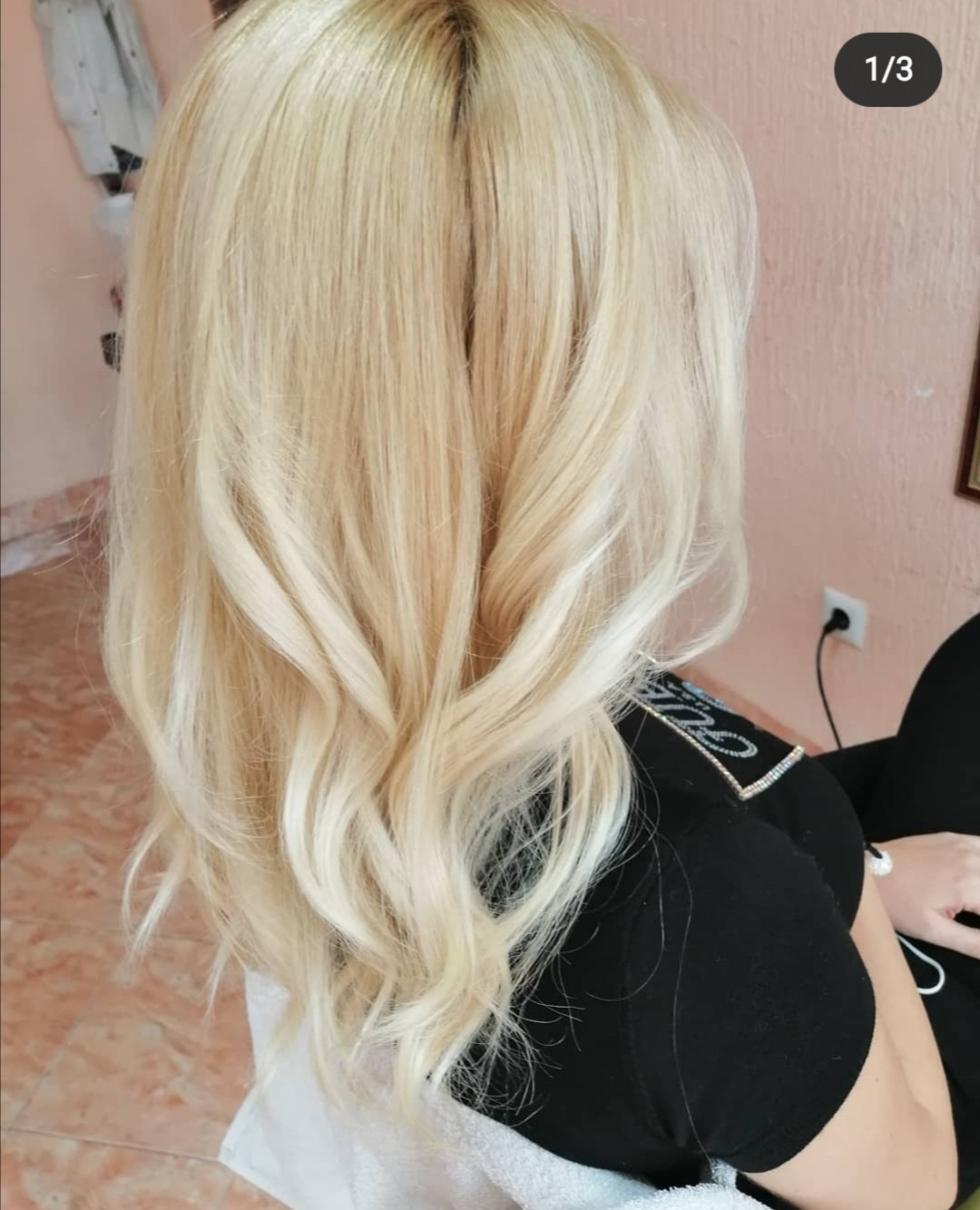 Frizersko kozmeticki salon Alex #podgorica Feniranje i stilizovanje Feniranje na ravno / lokne - kosa srednje dužine