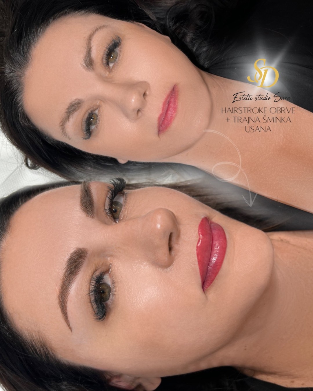 Akademija za estetiku i kozmetologiju Sara #podgorica Trajna šminka Trajna šminka - usne