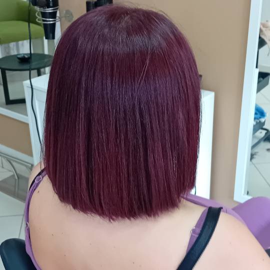 Moj mali salon #podgorica Farbanje kose Farbanje- duga kosa Farbanje sa farbom iz salona