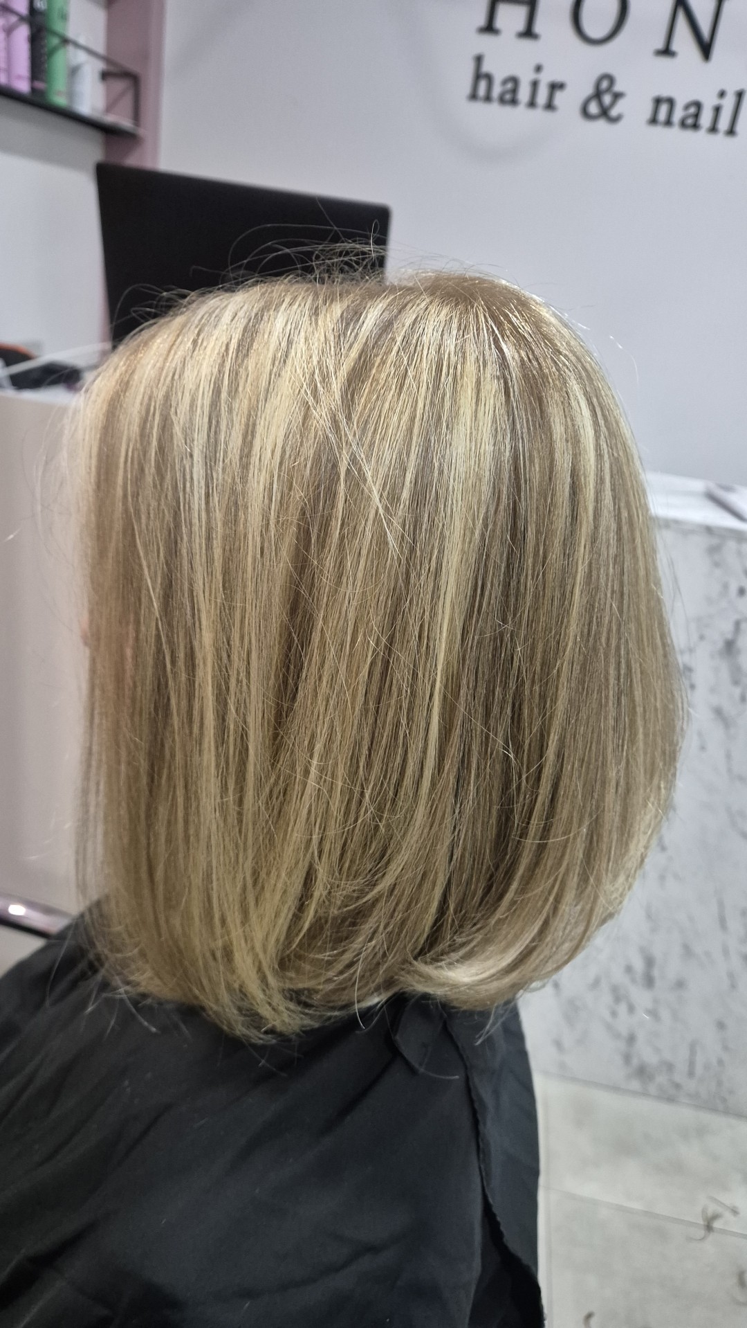 Balayage + toniranje + feniranje - srednja dužina kose - Honey, Podgorica Ombre, sombre, balayage Frizerski saloni Ombre, sombre, balayage, Podgorica, Centar