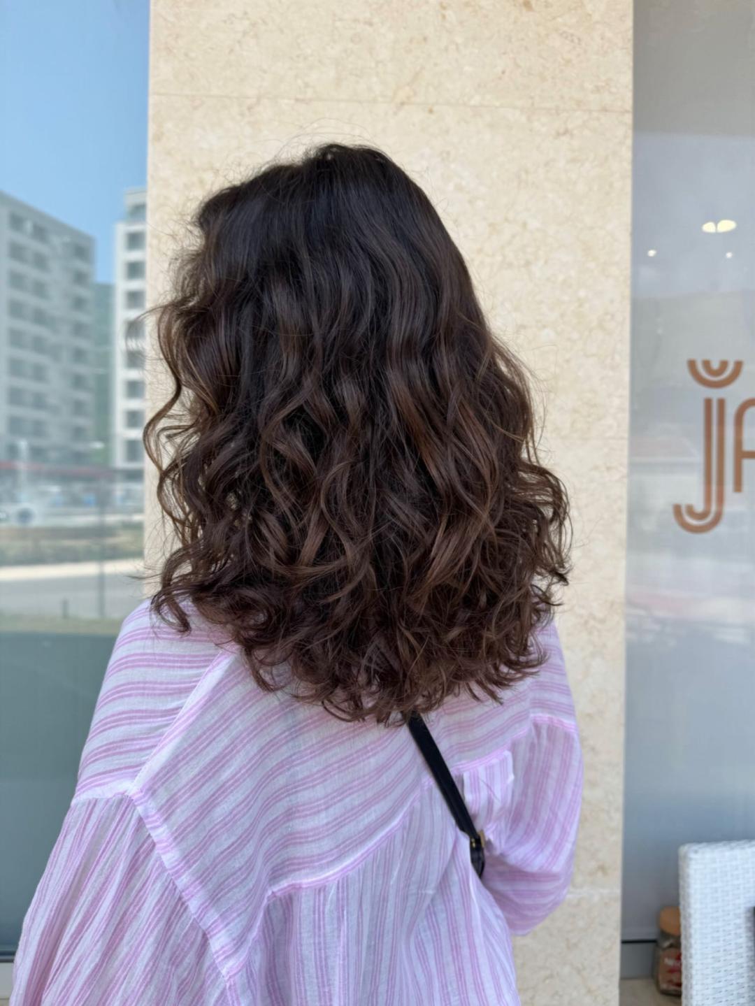 Jasmin #budva Šišanje Spa-šišanje kovrdzave kose