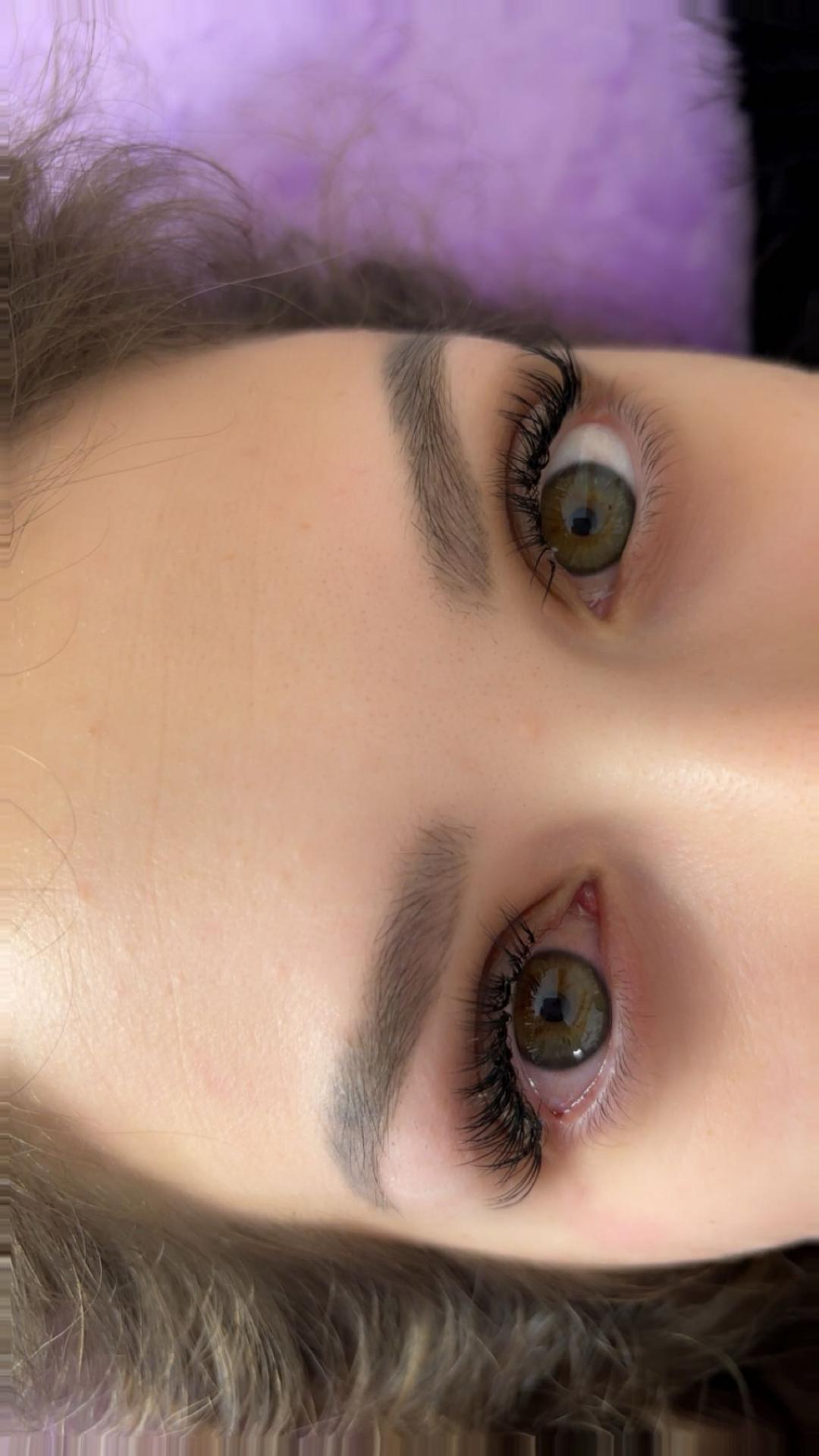 Glamour beauty studio #niksic Nadogradnja trepavica Nadogradnja svilenih trepavica