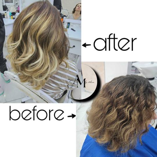 Magic Beauty Studio #podgorica Pramenovi Pramenovi na foliju - kosa srednje dužine Pramenovi