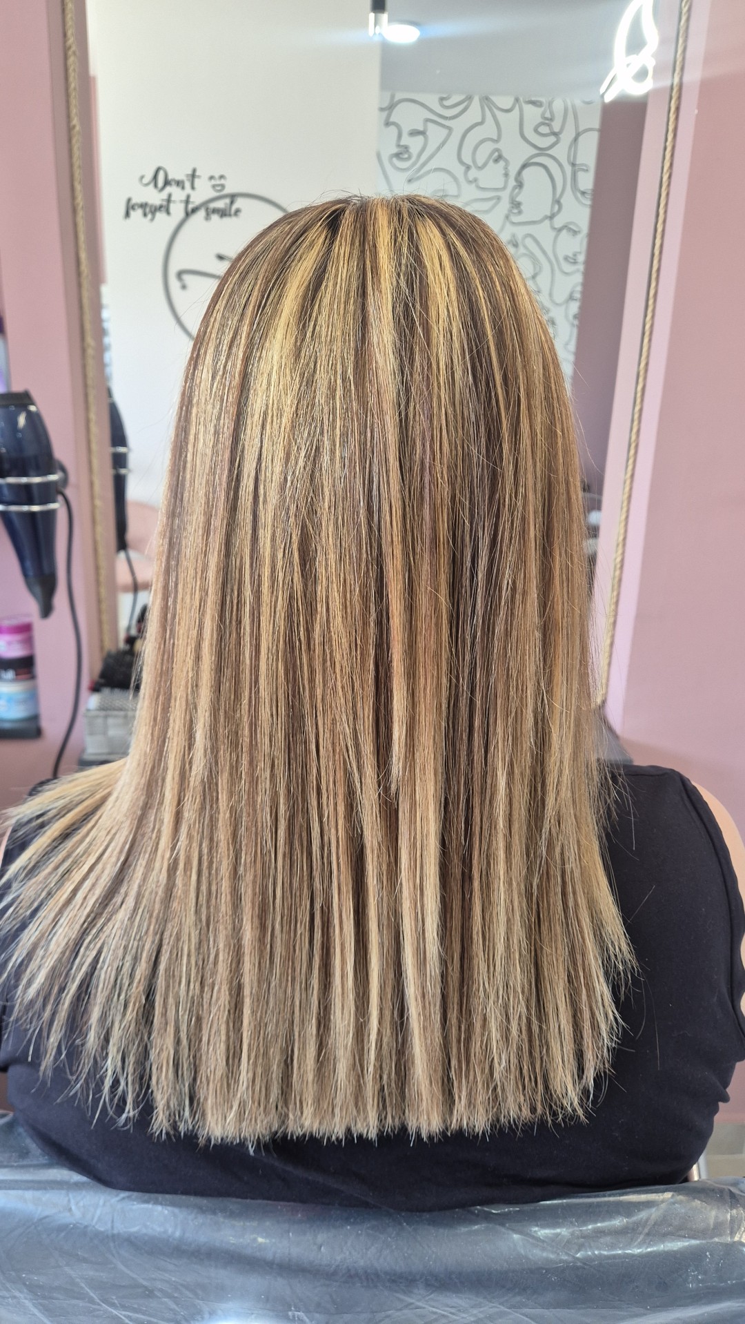 Balayage + toniranje + feniranje - srednja dužina kose - Honey, Podgorica Ombre, sombre, balayage Frizerski saloni Ombre, sombre, balayage, Podgorica, Centar
