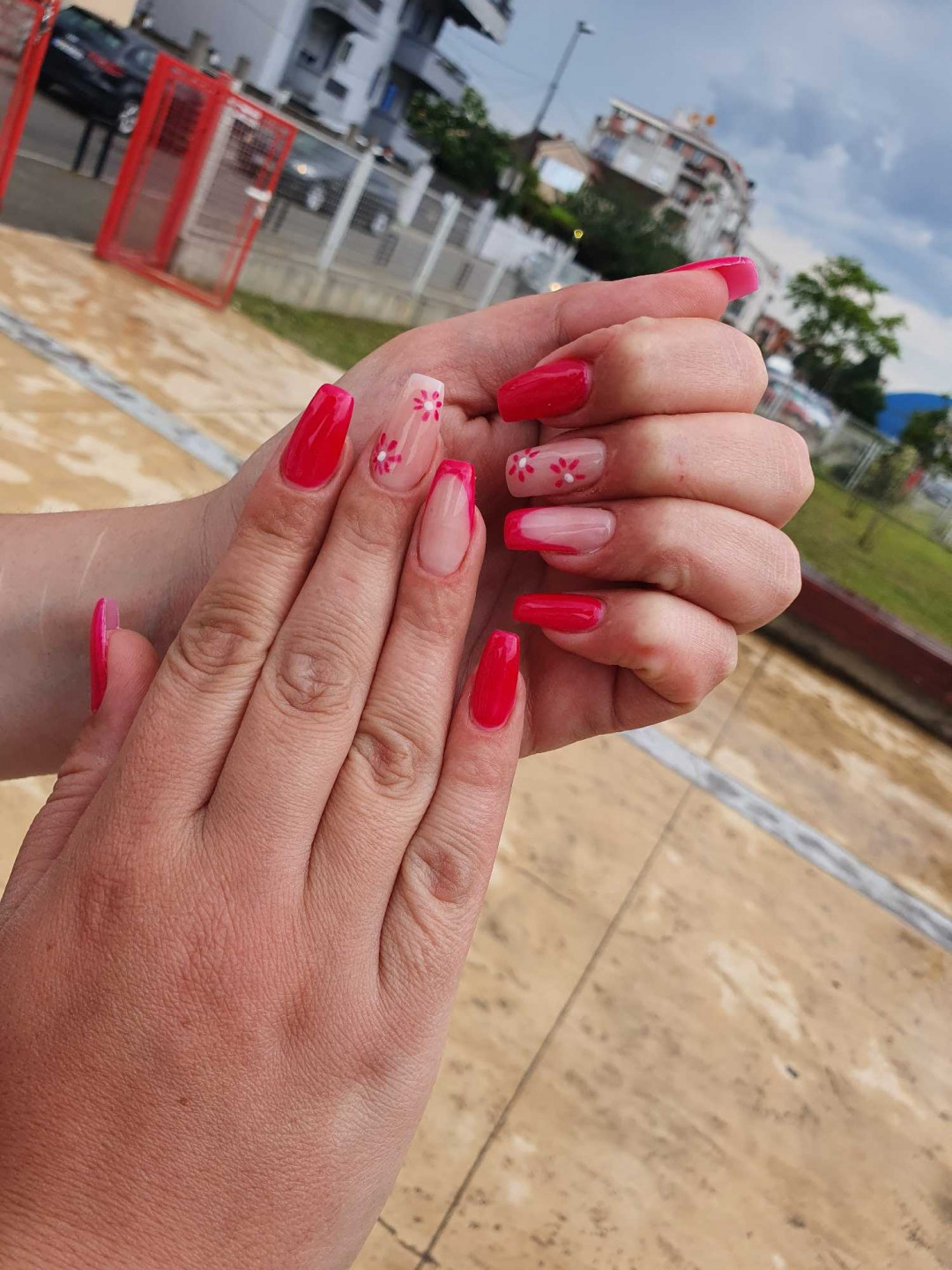 Nadogradnja noktiju tipsama - L dužina - Dm beauty, Podgorica Nadogradnja noktiju Nokti Nadogradnja noktiju, Podgorica, Centar