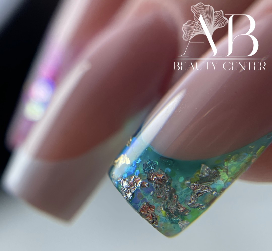 AB beauty center #podgorica Izlivanje noktiju Izlivanje noktiju gelom - šablon 3