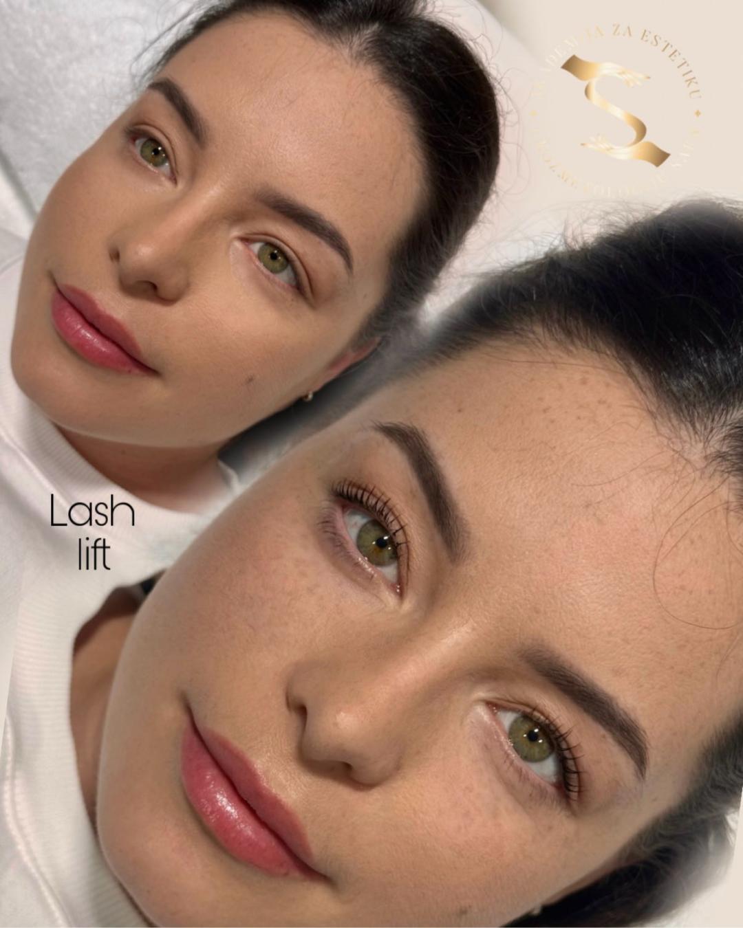 Akademija za estetiku i kozmetologiju Sara #podgorica Trepavice Lash lift