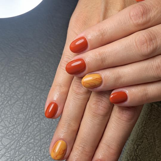 Dream Nails #podgorica Ojačavanje noktiju Ojačavanje prirodnih noktiju gelom Mirise na jesenn