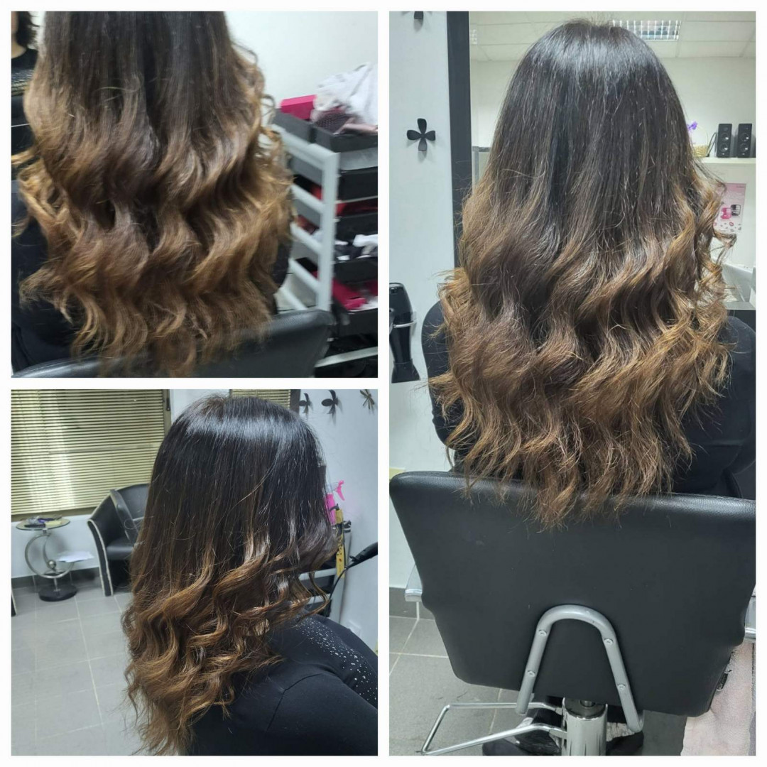 Dodir ljepote #podgorica Ombre, sombre, balayage Pramenovi / Balayage - kosa srednje dužine