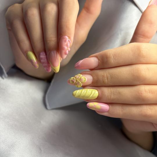 Honey #podgorica Izlivanje noktiju Izlivanje noktiju gelom - L dužina