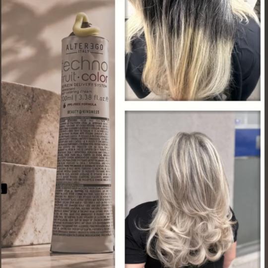 Kutak ljepote Milena #podgorica Pramenovi Pramenovi na foliju - gusta kosa srednje dužine