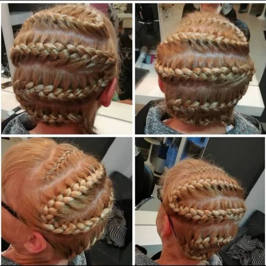 Frizersko kozmeticki salon Alex #podgorica Pletenice, kike, punđe Pletenice pojedinačne - cijela k