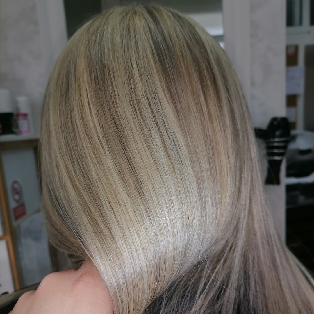 Hair studio by Sandra Marstijepović #bar Pramenovi Pramenovi na foliju - duga kosa