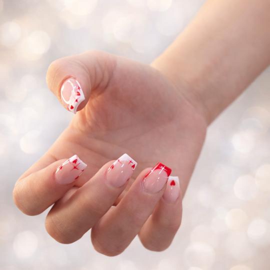 Honey #podgorica Nadogradnja noktiju Nadogradnja noktiju tipsama(sve duzine)