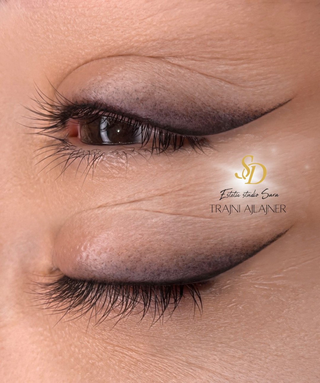 Akademija za estetiku i kozmetologiju Sara #podgorica Trajna šminka Trajna šminka - eyeliner