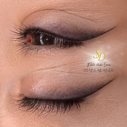 Akademija za estetiku i kozmetologiju Sara #podgorica Trajna šminka Trajna šminka - eyeliner